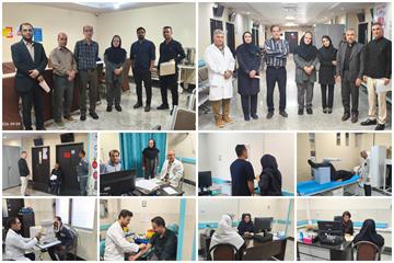 اجرای برنامه جامع غربالگری سلامت کارکنان در بیمارستان نفت شهید ایرانپور به مناسبت هفته دولت