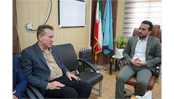 گزارش تصویری / دیدار رئیس بهداشت و درمان صنعت نفت آغاجاری با دادستان جدید شهرستان امیدیه